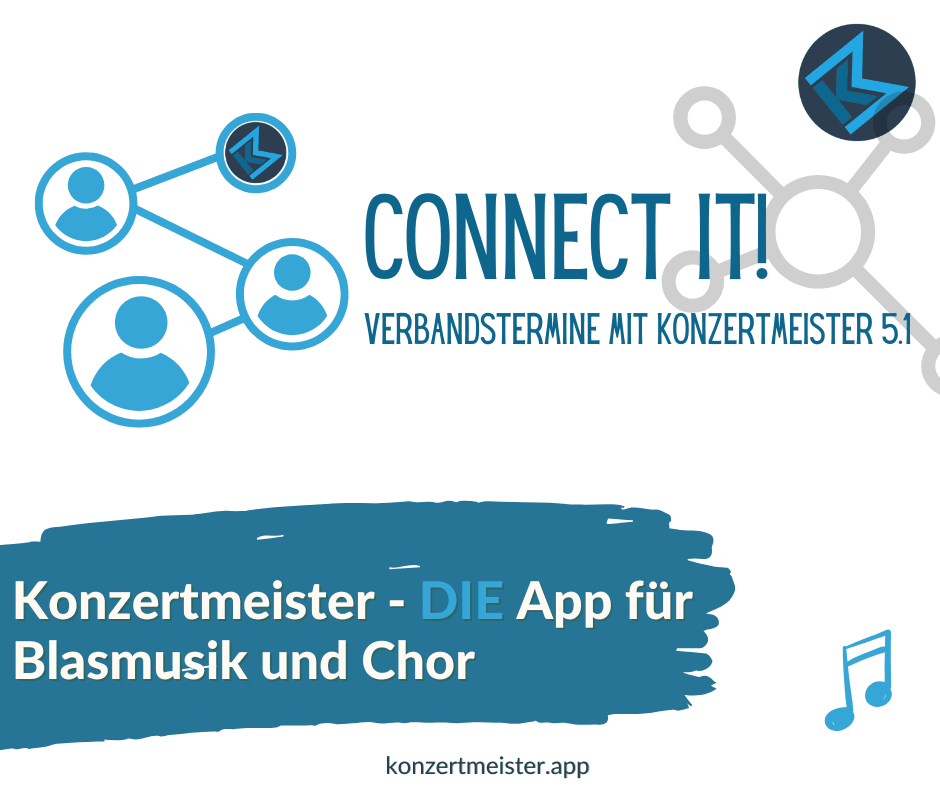 Connect it! Verbandstermine mit Konzertmeister 5.1