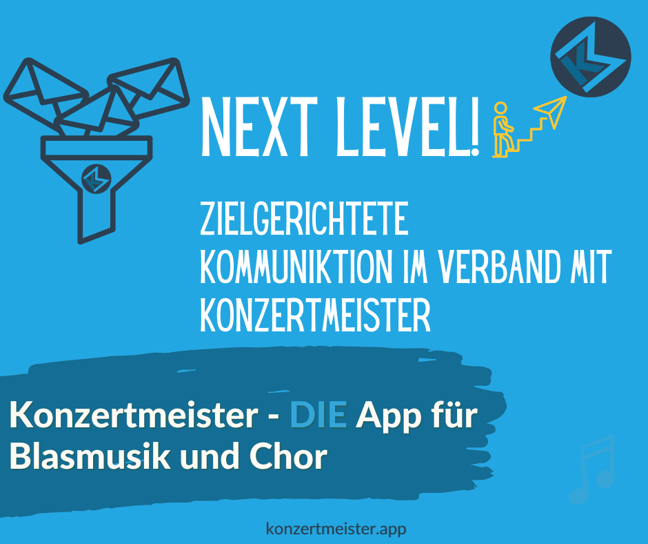 Next Level! Zielgerichtete Kommunikation im Verband mit Konzertmeister